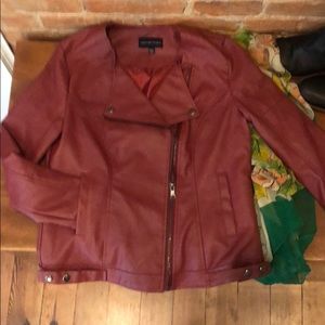 Signature Studio Leather Jacket size small